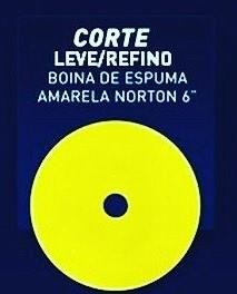 BOINA ESPUMA 6" CORTE AMARELA - NORTON