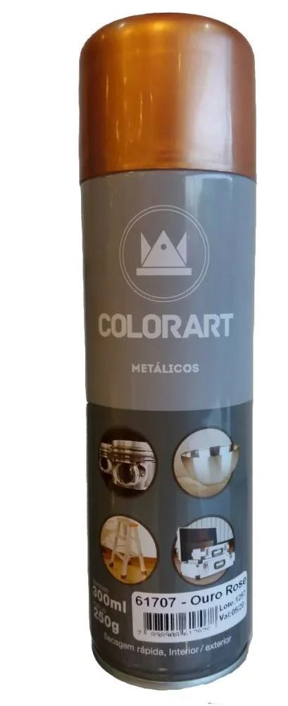 SPRAY OURO ROSE 300ML COLORART