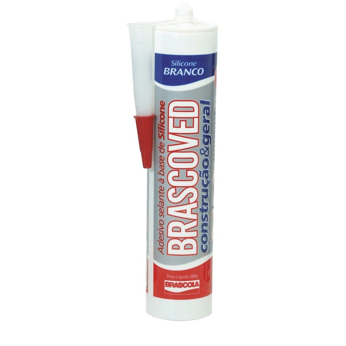 SILICONE 280G BRANCO - BRASCOVED