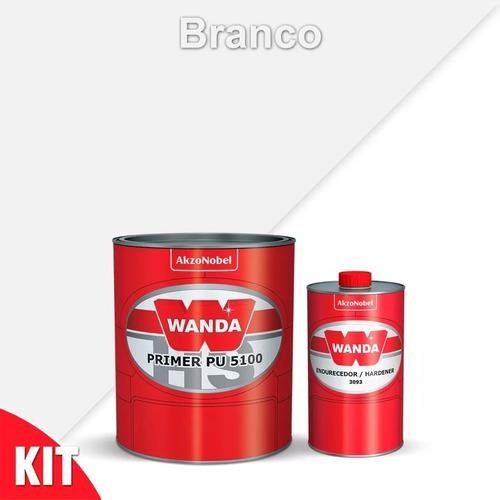 PRIMER P.U 5100 (KIT) BRANCO 900ml - WANDA