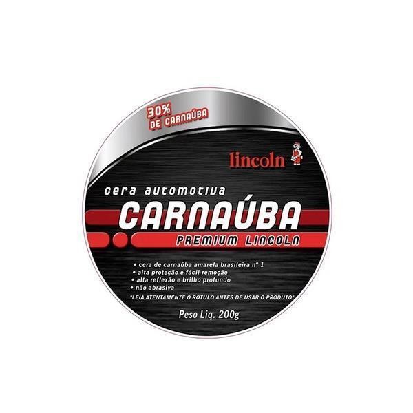 CERA CARNAÚBA PREMIUM LINCOLN - 200g