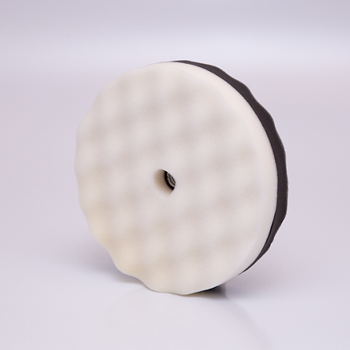 BOINA ESPUMA DUPLA FACE PRETA/BRANCA 8" - POLITEC