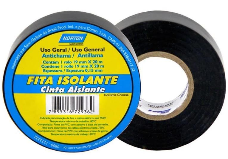 FITA ISOLANTE PRO 19MMX20M - NORTON