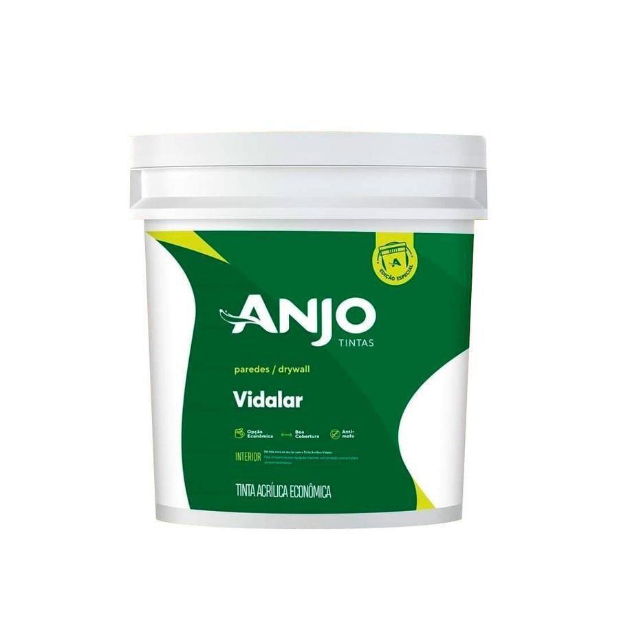 LATEX ACRILICO VIDALAR BRANCO 18L FOSCO - ANJO