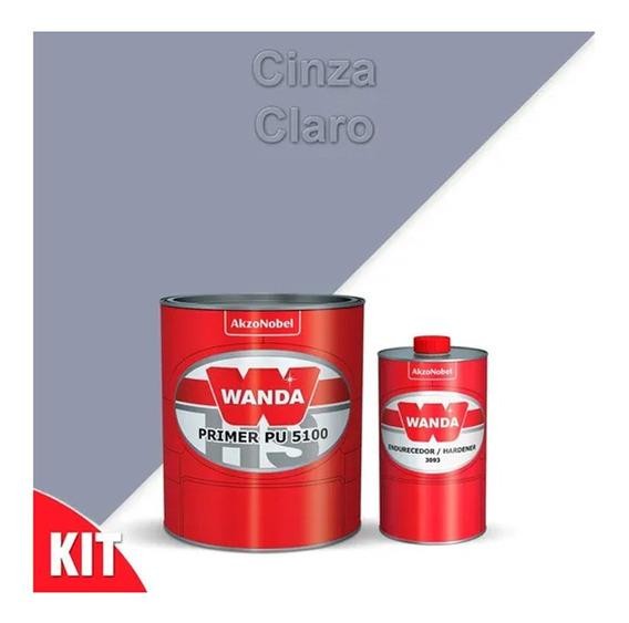 PRIMER P.U 5100 (KIT) CINZA 900ml - WANDA