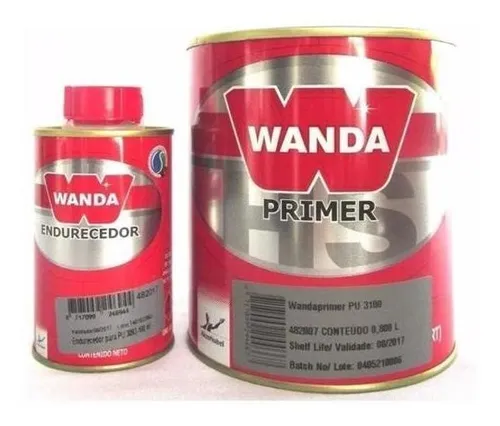 PRIMER P.U 3100 (KIT) CINZA 900ml -  WANDA