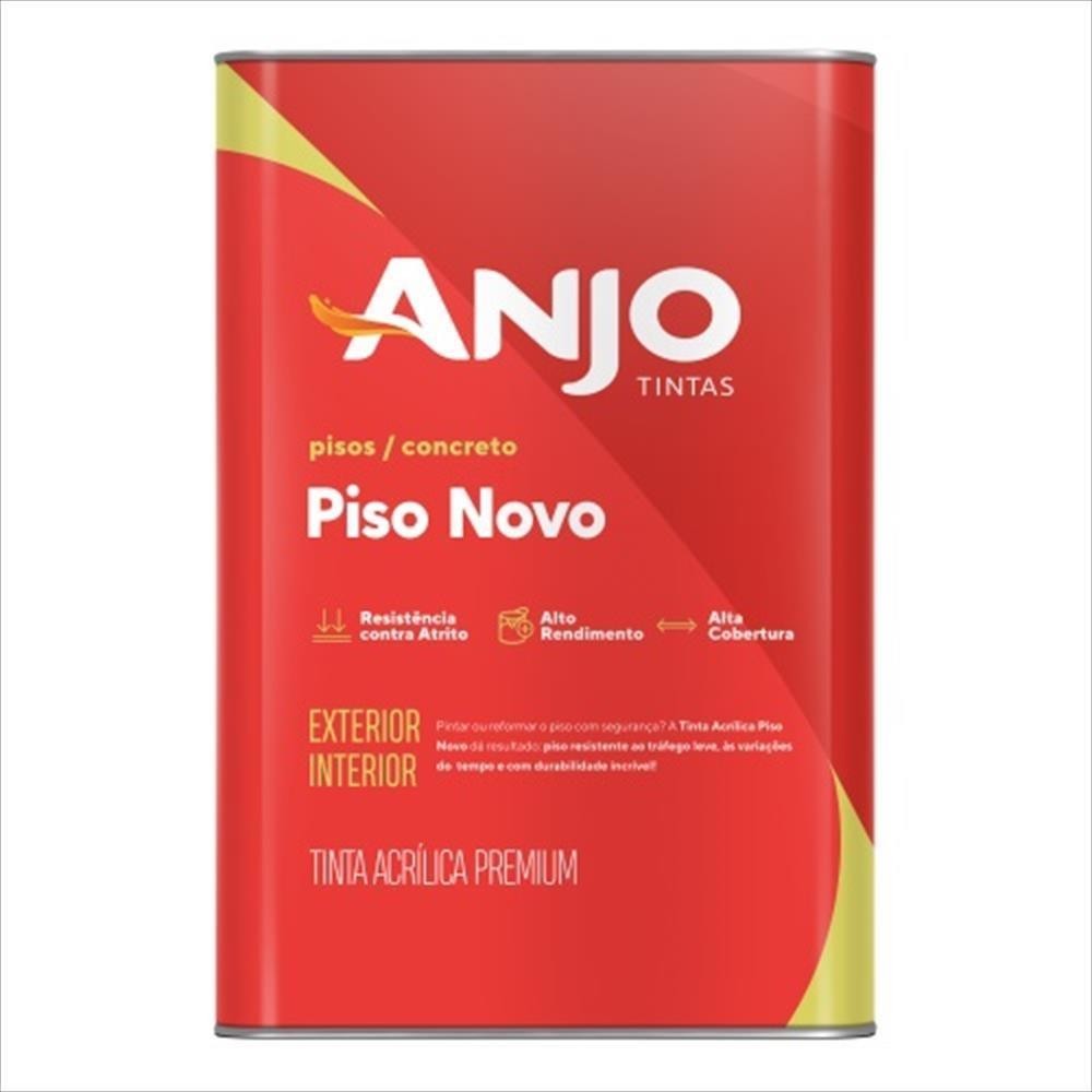 TINTA PISO VERMELHO SEGURANCA FOSCO 18L - ANJO