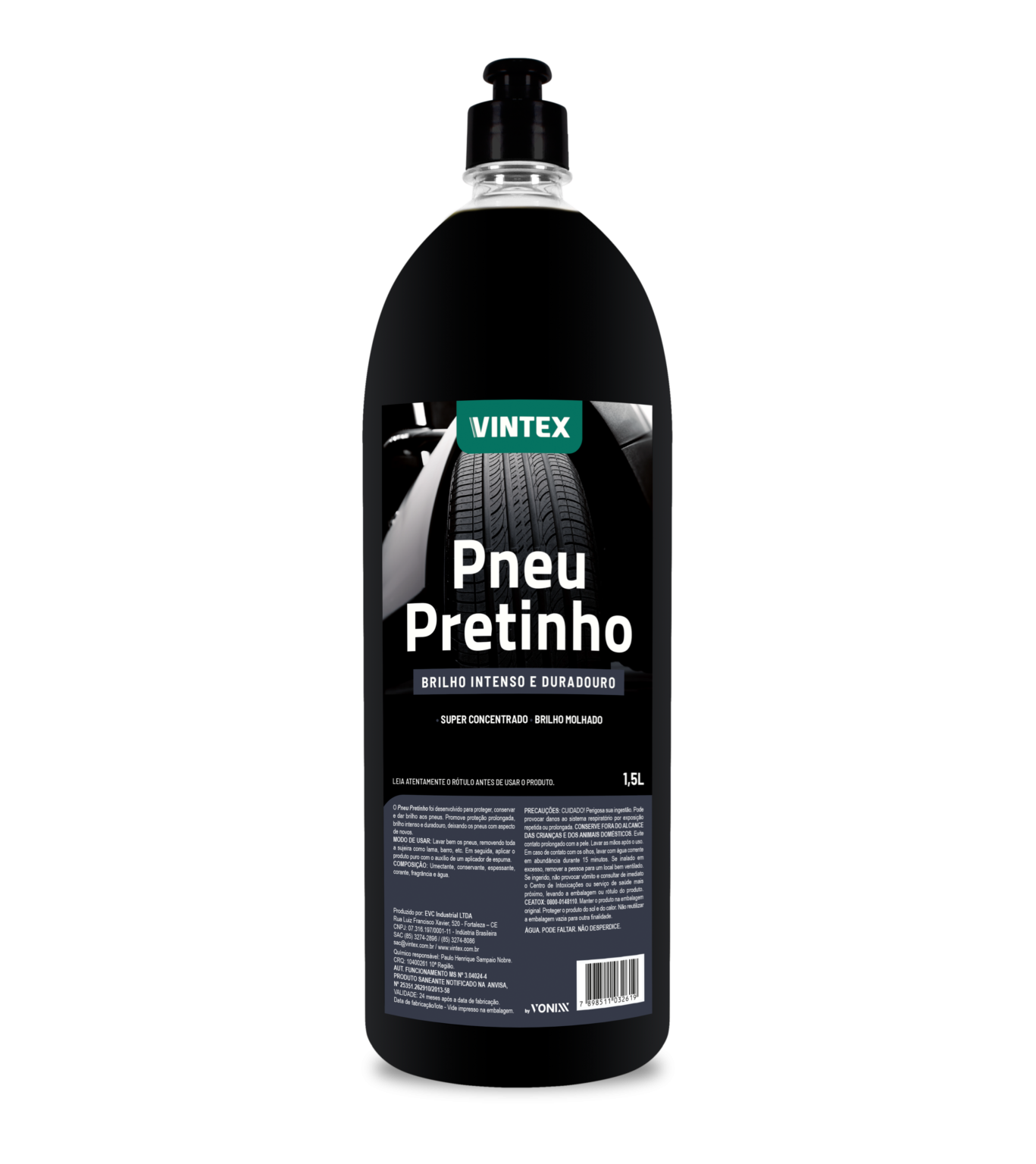 PNEU PRETINHO 1,5L - VONIXX