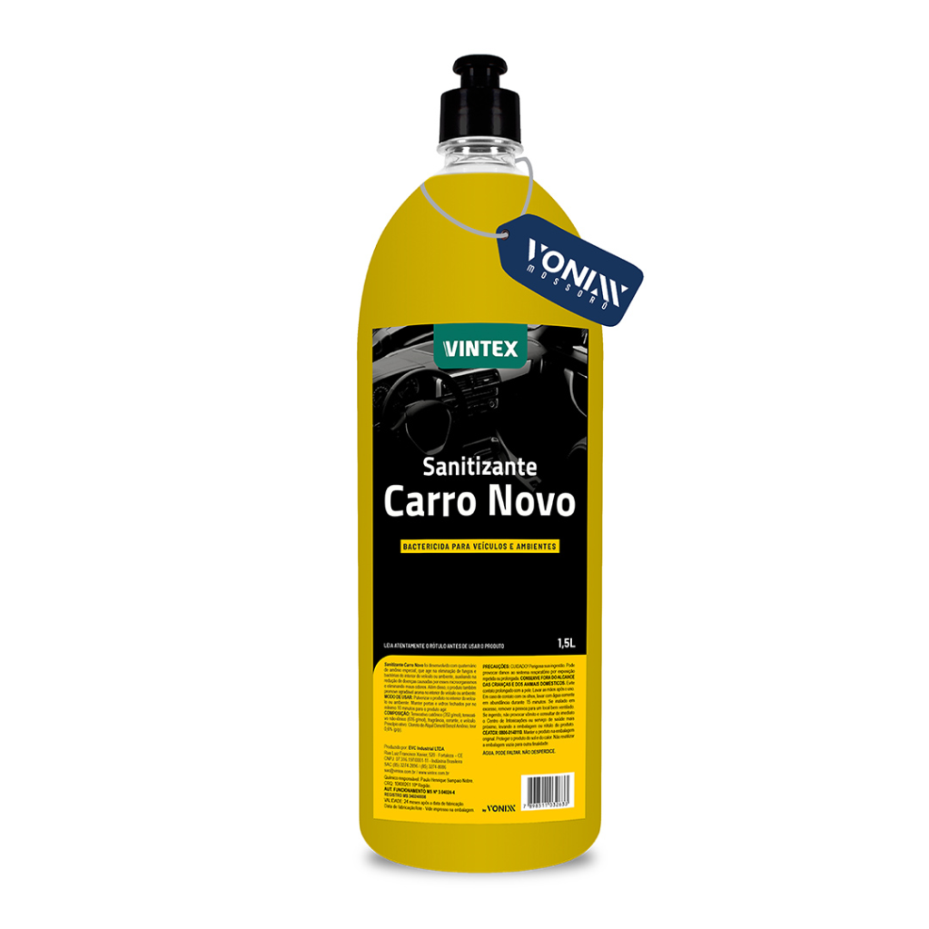 VONIX SANITIZANTE CARRO NOVO 1,5L - UN