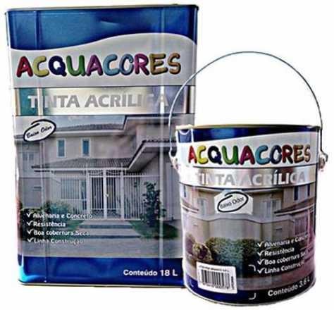 LATEX ACRILICO BRANCO ECONOMICO 18L - ACQUACORES