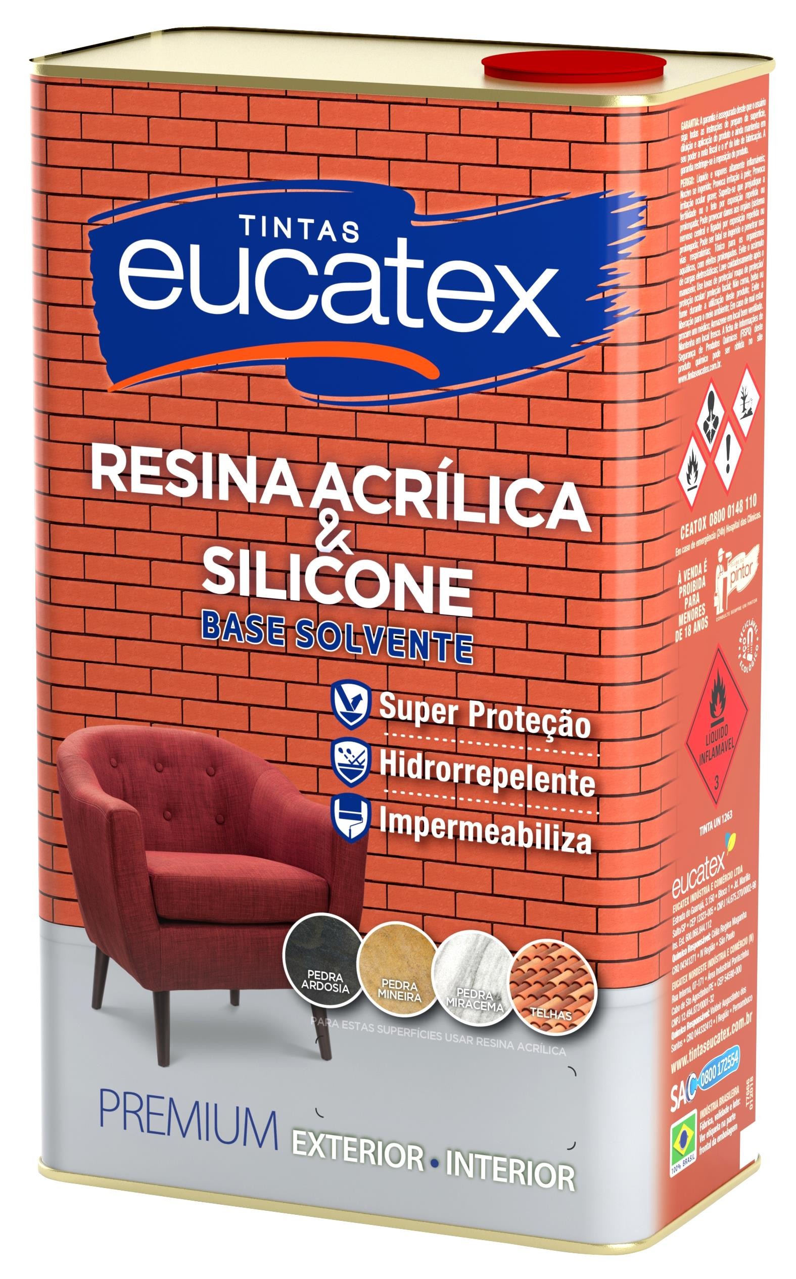 RESINA ACRILICA 5L - EUCATEX