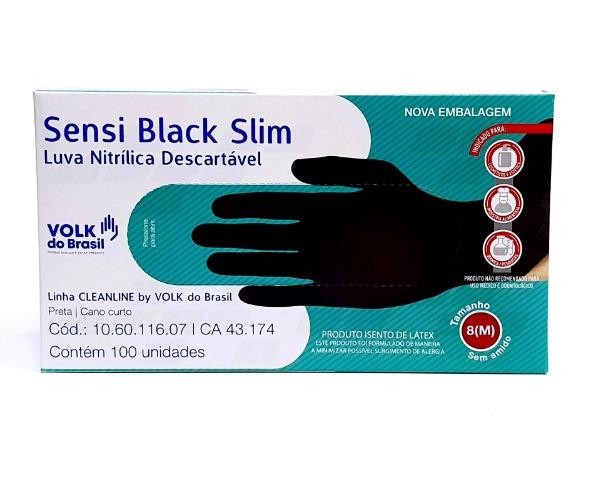 LUVA SENSI BLACK SLIM (G) - VOLK