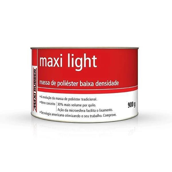 MASSA POLIESTER 900G MAXI LIGHT - M.RUBBER