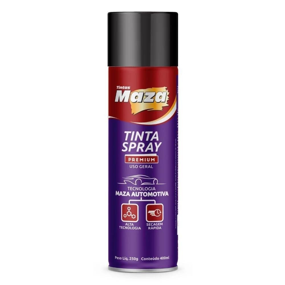 SPRAY PRETO ALTA TEMP 600ø 400ML MAZA