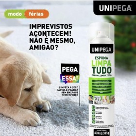 ESPUMA LIMPANTE 400ML - UNIPEGA