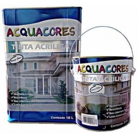 LATEX ACRILICO BRANCO ECONOMICO 18L - ACQUACORES