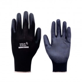 LUVA MALHA TATIL TAMANHO G PRETA