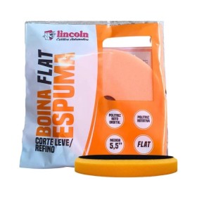 BOINA ESPUMA FLAT LARANJA 5,5"- LINCOLN