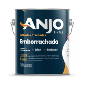 TINTA EMBORRACHADA BRANCA 3,6L ACETINADO - ANJO