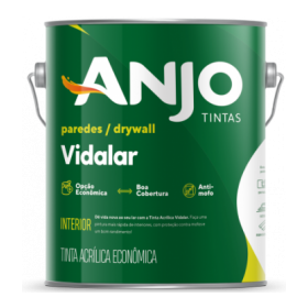 LATEX ACRILICO VIDALAR BRANCO 3,6L FOSCO - ANJO