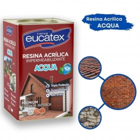 RESINA ACRILICA BASE AGUA 18L - EUCATEX