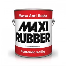 MASSA ANTI RUIDO 5,4KG - MAXI RUBBER