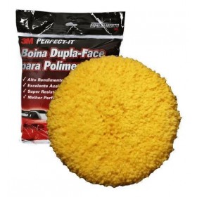 BOINA DUPLA FACE MACIA AMARELA 8" - 3M