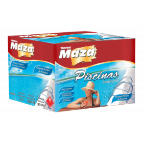 KIT PISCINA BRANCO ESMALTE PU - MAZA