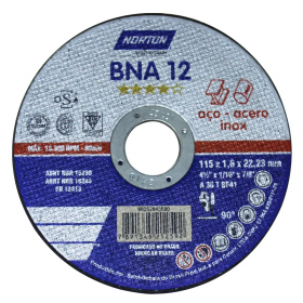 DISCO DE CORTE BNA12 115MM NORTON